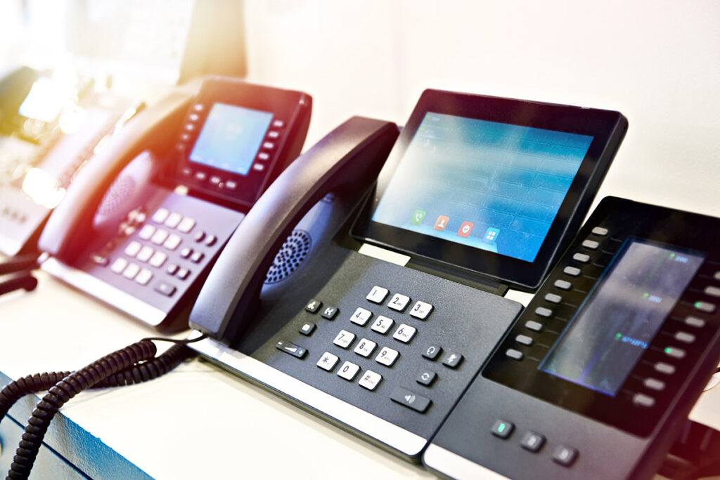 Modern, VoiP phones.